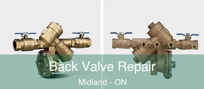Back Valve Repair Midland - ON